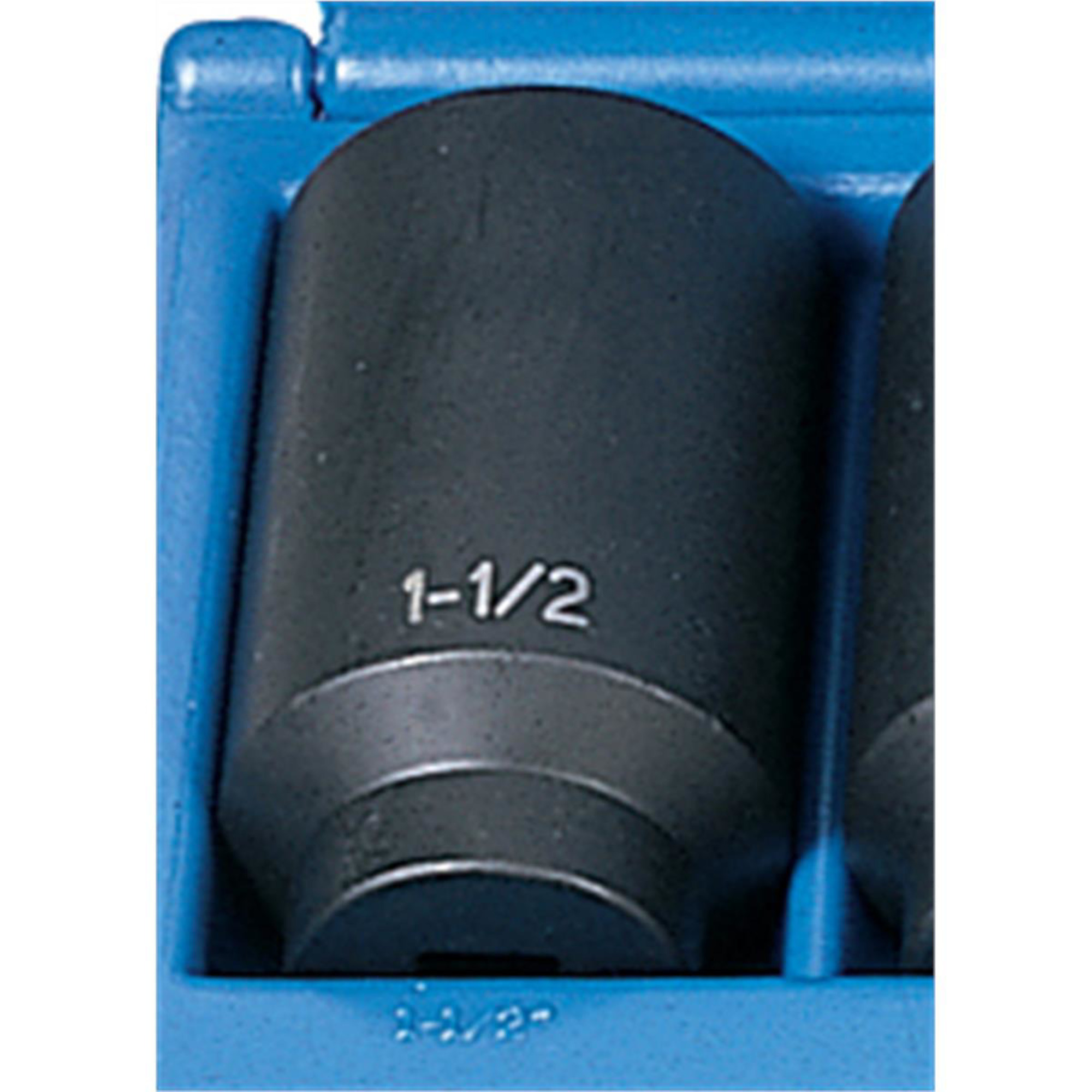 Grey Pneumatic Impact Socket — 1 1/2in. Drive, 6-Point, Deep, Chrome-Molybdenum, Model# GRE2048D